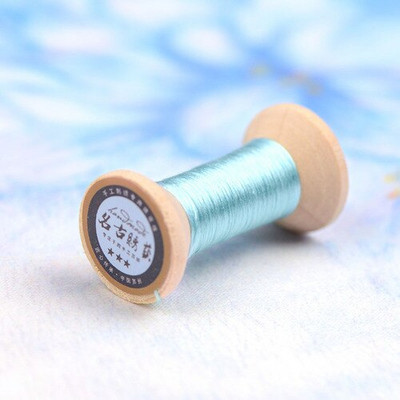 20m Lake Blue Suzhou DIY Common Color Silk Line Branch Εγχειρίδιο Spiraea Embroidery νήμα