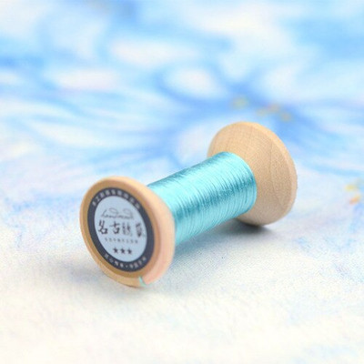 20m Lake Blue Suzhou DIY Common Color Silk Line Branch Εγχειρίδιο Spiraea Embroidery νήμα