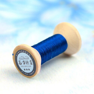20m Lake Blue Suzhou DIY Common Color Silk Line Branch Εγχειρίδιο Spiraea Embroidery νήμα