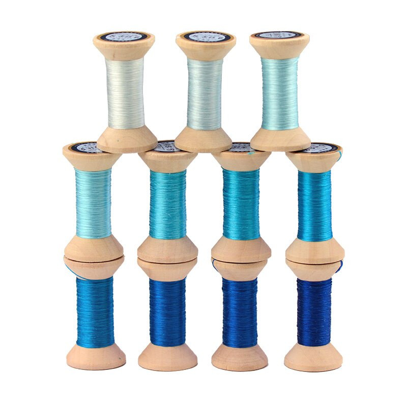 20m Lake Blue Suzhou DIY Common Color Silk Line Branch Εγχειρίδιο Spiraea Embroidery νήμα