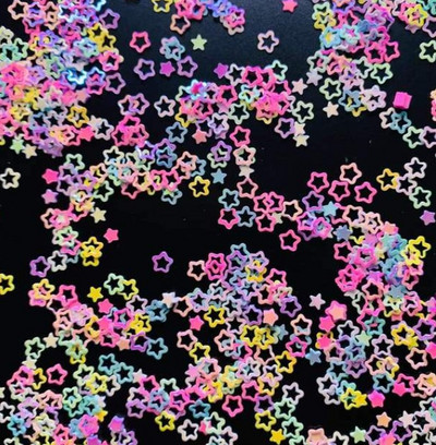 50g Min Mouse Star Moon PVC paiete libere Glitter Paillettes pentru manichiura/cusut/decor de nunta confetti en-gros