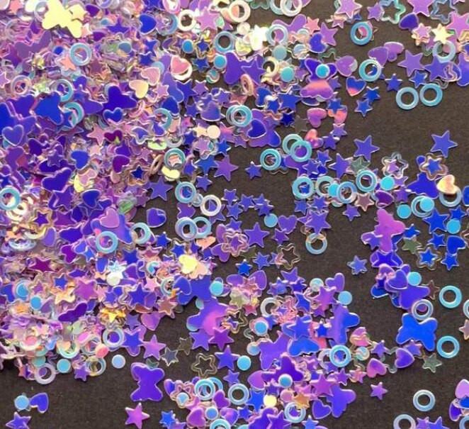 50g Min Mouse Star Moon PVC paiete libere Glitter Paillettes pentru manichiura/cusut/decor de nunta confetti en-gros