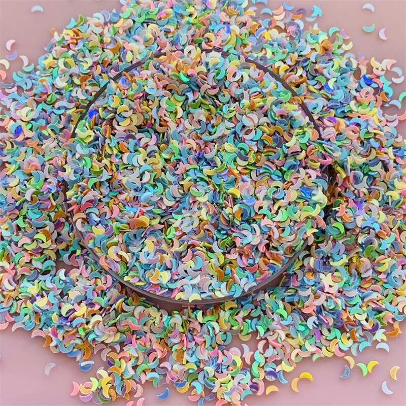 50g Min Mouse Star Moon PVC paiete libere Glitter Paillettes pentru manichiura/cusut/decor de nunta confetti en-gros