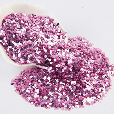 Paillette svijetloljubičaste šljokice 3mm-25mm Okrugle rasute šljokice Svjetlucave paillette Šivanje Vjenčane dekoracije Zanatski DIY dodaci