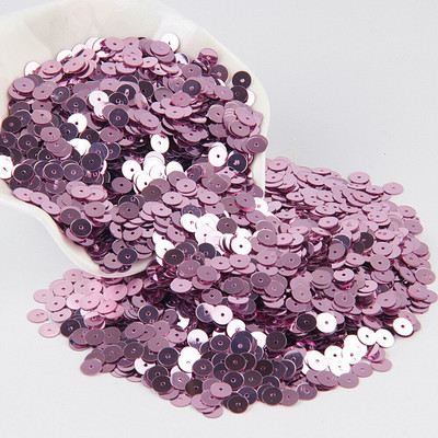 Paillette svijetloljubičaste šljokice 3mm-25mm Okrugle rasute šljokice Svjetlucave paillette Šivanje Vjenčane dekoracije Zanatski DIY dodaci