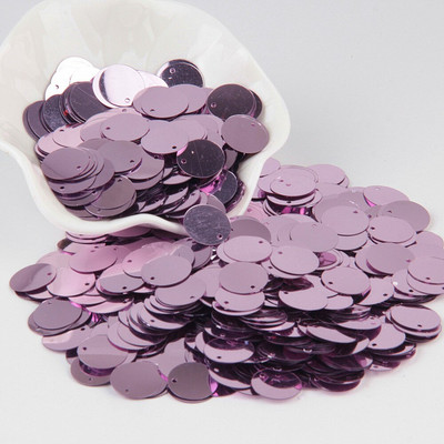 Paillette svijetloljubičaste šljokice 3mm-25mm Okrugle rasute šljokice Svjetlucave paillette Šivanje Vjenčane dekoracije Zanatski DIY dodaci