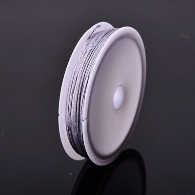 Χρώματα 10 μέτρων 0,8 χιλιοστά νάιλον κορδόνι Κλωστή Κινέζικος κόμπος Μακραμέ Κορδόνι Νο 72 νεφρίτη νήμα σχοινί Χάντρες DIY Φούντες Χάντρες κορδόνι