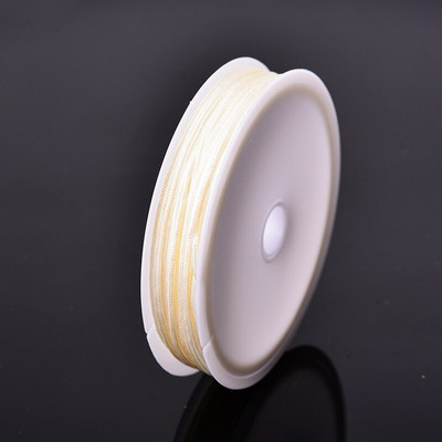 Χρώματα 10 μέτρων 0,8 χιλιοστά νάιλον κορδόνι Κλωστή Κινέζικος κόμπος Μακραμέ Κορδόνι Νο 72 νεφρίτη νήμα σχοινί Χάντρες DIY Φούντες Χάντρες κορδόνι