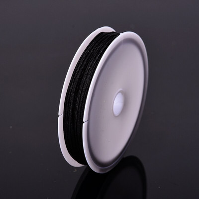 Χρώματα 10 μέτρων 0,8 χιλιοστά νάιλον κορδόνι Κλωστή Κινέζικος κόμπος Μακραμέ Κορδόνι Νο 72 νεφρίτη νήμα σχοινί Χάντρες DIY Φούντες Χάντρες κορδόνι