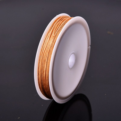 Χρώματα 10 μέτρων 0,8 χιλιοστά νάιλον κορδόνι Κλωστή Κινέζικος κόμπος Μακραμέ Κορδόνι Νο 72 νεφρίτη νήμα σχοινί Χάντρες DIY Φούντες Χάντρες κορδόνι