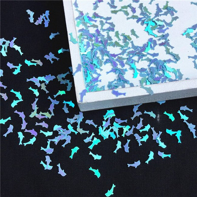 iSequin2*7mm ljupke šljokice u obliku dupina Mini Shark Svjetlucave šljokice Paillettes za Nail Art manikuru/konfete za vjenčanje