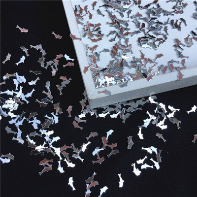 iSequin2*7mm ljupke šljokice u obliku dupina Mini Shark Svjetlucave šljokice Paillettes za Nail Art manikuru/konfete za vjenčanje