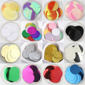 Πολύχρωμες παγιέτες 25 mm με 1 πλαϊνή τρύπα PVC Επίπεδες στρογγυλές χαλαρές παγιέτες παγιέτες Sewing Craft DIY Scrapbooking μενταγιόν 20g