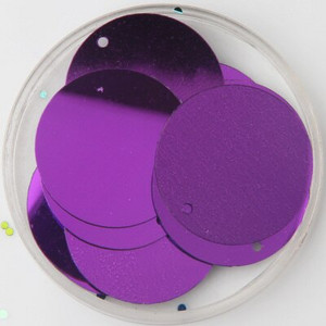 Πολύχρωμες παγιέτες 25 mm με 1 πλαϊνή τρύπα PVC Επίπεδες στρογγυλές χαλαρές παγιέτες παγιέτες Sewing Craft DIY Scrapbooking μενταγιόν 20g