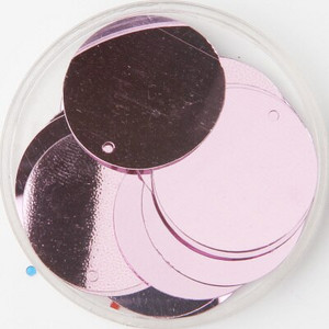 Πολύχρωμες παγιέτες 25 mm με 1 πλαϊνή τρύπα PVC Επίπεδες στρογγυλές χαλαρές παγιέτες παγιέτες Sewing Craft DIY Scrapbooking μενταγιόν 20g