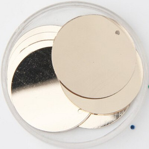 Πολύχρωμες παγιέτες 25 mm με 1 πλαϊνή τρύπα PVC Επίπεδες στρογγυλές χαλαρές παγιέτες παγιέτες Sewing Craft DIY Scrapbooking μενταγιόν 20g