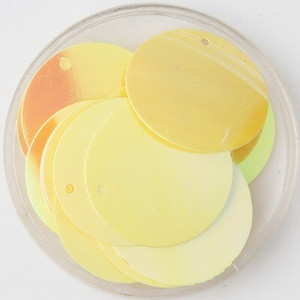 Πολύχρωμες παγιέτες 25 mm με 1 πλαϊνή τρύπα PVC Επίπεδες στρογγυλές χαλαρές παγιέτες παγιέτες Sewing Craft DIY Scrapbooking μενταγιόν 20g