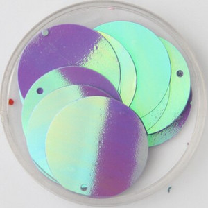 Πολύχρωμες παγιέτες 25 mm με 1 πλαϊνή τρύπα PVC Επίπεδες στρογγυλές χαλαρές παγιέτες παγιέτες Sewing Craft DIY Scrapbooking μενταγιόν 20g