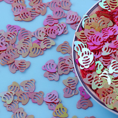 10 g Paiete libere în formă de albină de desene animate pentru artizanat Realizarea de paillete Nails Art Manichiură Decorare nuntă Confetti cu sclipici DIY 10mm
