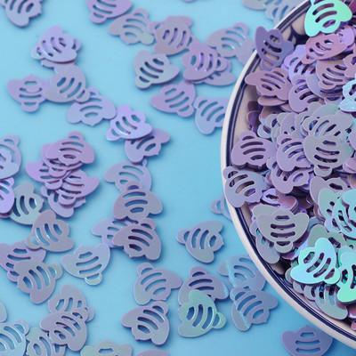 10 g Paiete libere în formă de albină de desene animate pentru artizanat Realizarea de paillete Nails Art Manichiură Decorare nuntă Confetti cu sclipici DIY 10mm
