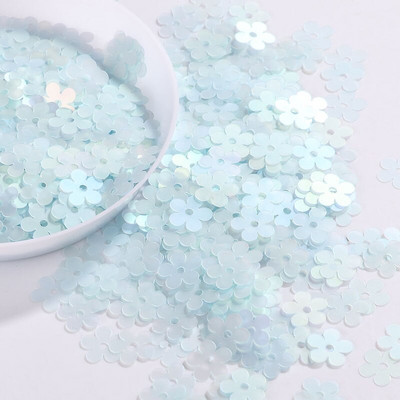 10g/Pachet Amestecați dimensiuni/forme Paiete Mat albastru cer fulgi Cupă Paiete Paillete Cusut Decorarea nunții Accesorii confetti