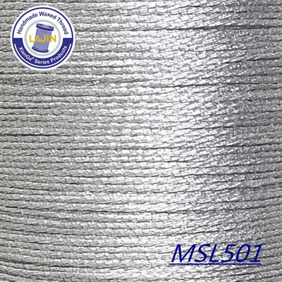 0,5 0,8 mm vaško siūlas, spalvotas auksinis apvalus rankų darbo odos poliesteris, aplinkos apsauga metalo blizgesio papuošalai