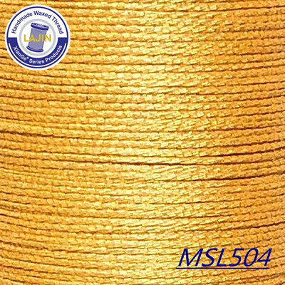 0,5 0,8 mm vaško siūlas, spalvotas auksinis apvalus rankų darbo odos poliesteris, aplinkos apsauga metalo blizgesio papuošalai