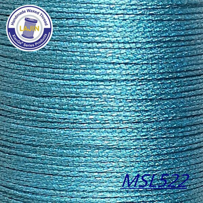 0,5 0,8 mm vaško siūlas, spalvotas auksinis apvalus rankų darbo odos poliesteris, aplinkos apsauga metalo blizgesio papuošalai