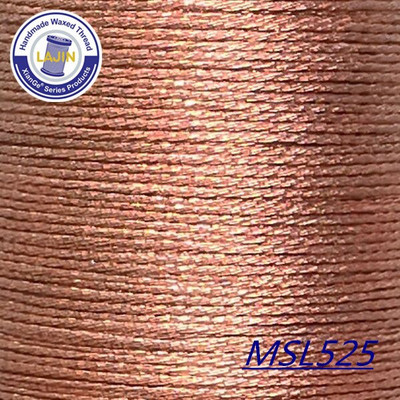 0,5 0,8 mm vaško siūlas, spalvotas auksinis apvalus rankų darbo odos poliesteris, aplinkos apsauga metalo blizgesio papuošalai