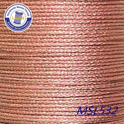 0,5 0,8 mm vaško siūlas, spalvotas auksinis apvalus rankų darbo odos poliesteris, aplinkos apsauga metalo blizgesio papuošalai