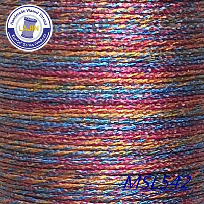 0,5 0,8 mm vaško siūlas, spalvotas auksinis apvalus rankų darbo odos poliesteris, aplinkos apsauga metalo blizgesio papuošalai