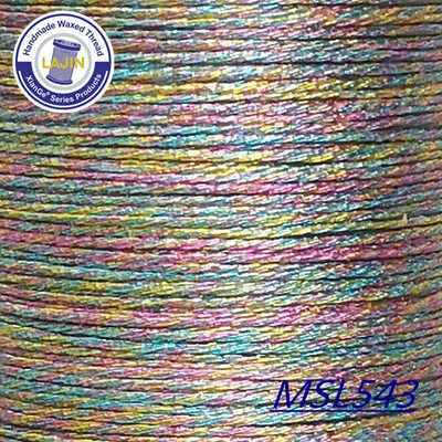 0,5 0,8 mm vaško siūlas, spalvotas auksinis apvalus rankų darbo odos poliesteris, aplinkos apsauga metalo blizgesio papuošalai