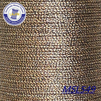 0,5 0,8 mm vaško siūlas, spalvotas auksinis apvalus rankų darbo odos poliesteris, aplinkos apsauga metalo blizgesio papuošalai