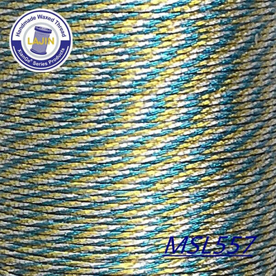 0,5 0,8 mm vaško siūlas, spalvotas auksinis apvalus rankų darbo odos poliesteris, aplinkos apsauga metalo blizgesio papuošalai