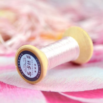 20m Peony Powder Suzhou DIY Common Color Silk Line Branch Εγχειρίδιο Spiraea Embroidery νήμα