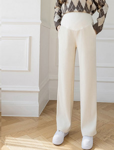 Ženske casual hlače za trudnice s visokim strukom