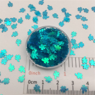 30g/lot 4mm Paillete cu paiete libere de trifoi cu sclipici pentru artizanat de unghii, umplutură, confetti pentru decorarea nunții.