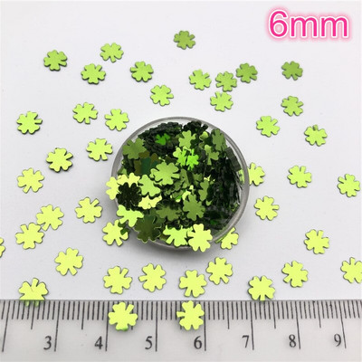 30g/lot 4mm Paillete cu paiete libere de trifoi cu sclipici pentru artizanat de unghii, umplutură, confetti pentru decorarea nunții.