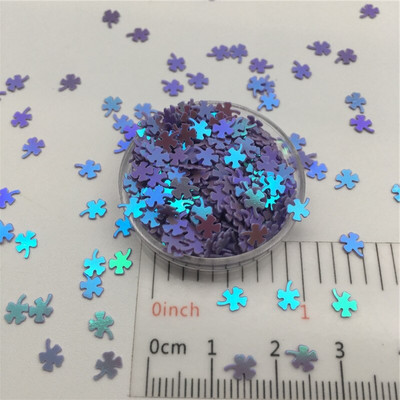 30g/lot 4mm Paillete cu paiete libere de trifoi cu sclipici pentru artizanat de unghii, umplutură, confetti pentru decorarea nunții.