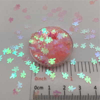 30g/lot 4mm Paillete cu paiete libere de trifoi cu sclipici pentru artizanat de unghii, umplutură, confetti pentru decorarea nunții.