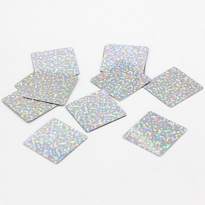 50 buc / PVC paiete laser 26 mm pătrat Paiete DIY accesorii de bijuterii îmbrăcăminte