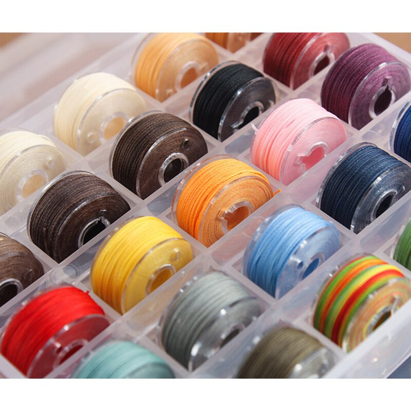 25 ρολό/κουτί με στρογγυλή κερωμένη κλωστή Κορδόνι με επίστρωση κεριού από πολυεστέρα για πλεκτά βραχιόλια Αξεσουάρ DIY ή ραπτικές χειροτεχνίες από δέρμα