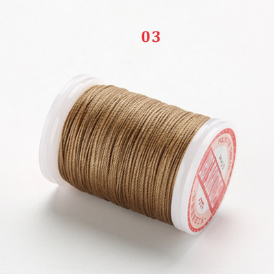 Odos siuvimo vaškuotas siūlas Tvirtas poliesterio virvelės vašku dengtos stygos, skirtos odiniam siuvimui Pintos apyrankės „pasidaryk pats“ priedai