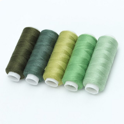 30 värvi, 200 meetrit koonuse kohta, kedratud polüesterõmblusniit 402 Vastupidav tavaline majapidamisõmbluskomplekt