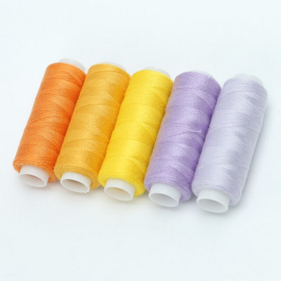 30 värvi, 200 meetrit koonuse kohta, kedratud polüesterõmblusniit 402 Vastupidav tavaline majapidamisõmbluskomplekt