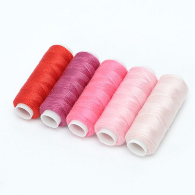 30 värvi, 200 meetrit koonuse kohta, kedratud polüesterõmblusniit 402 Vastupidav tavaline majapidamisõmbluskomplekt