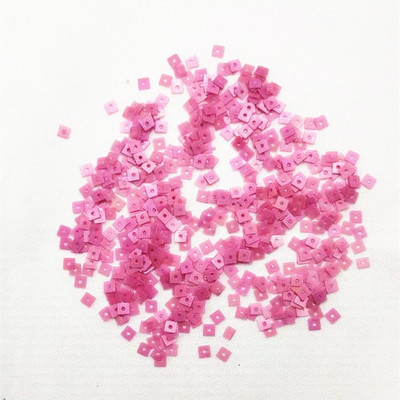 10 g/vrećica 3*3 mm smaragdno/ružičasto četvrtaste šljokice PVC paillettes ravne šljokice DIY odjeća za vjenčanje Šivaći obrt Lentejuelas dodaci