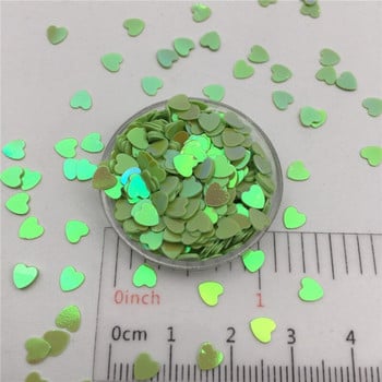 30g/Παρτίδα 4mm Heart Loose Sequins Glitter Paillettes For DIY Nail Craft,Filler, κομφετί διακόσμησης γάμου Χονδρική