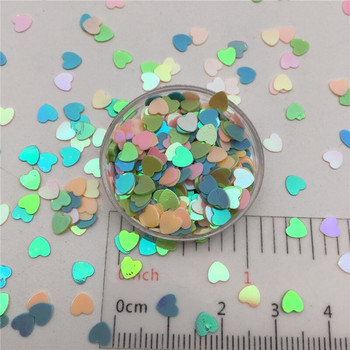 30g/Παρτίδα 4mm Heart Loose Sequins Glitter Paillettes For DIY Nail Craft,Filler, κομφετί διακόσμησης γάμου Χονδρική