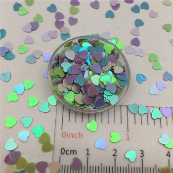 30g/Παρτίδα 4mm Heart Loose Sequins Glitter Paillettes For DIY Nail Craft,Filler, κομφετί διακόσμησης γάμου Χονδρική